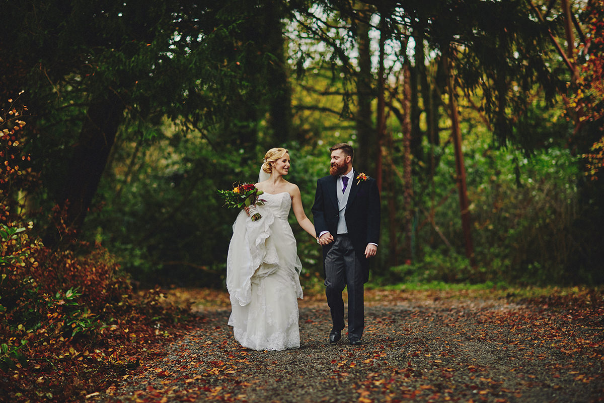 Lisnavagh House beautiful autumn wedding 102 Lisnavagh House Wedding