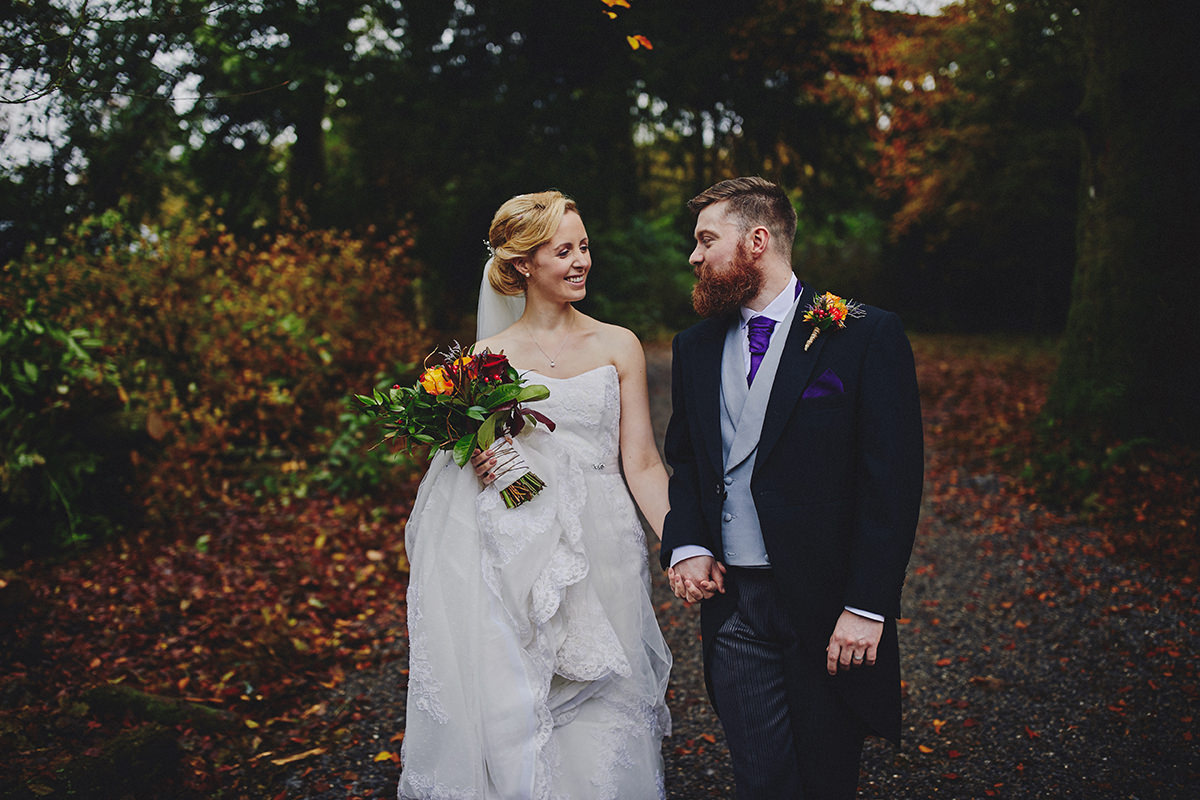 Lisnavagh House beautiful autumn wedding 103 autumn wedding