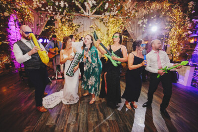 Wedding Guests On The Dance Floor