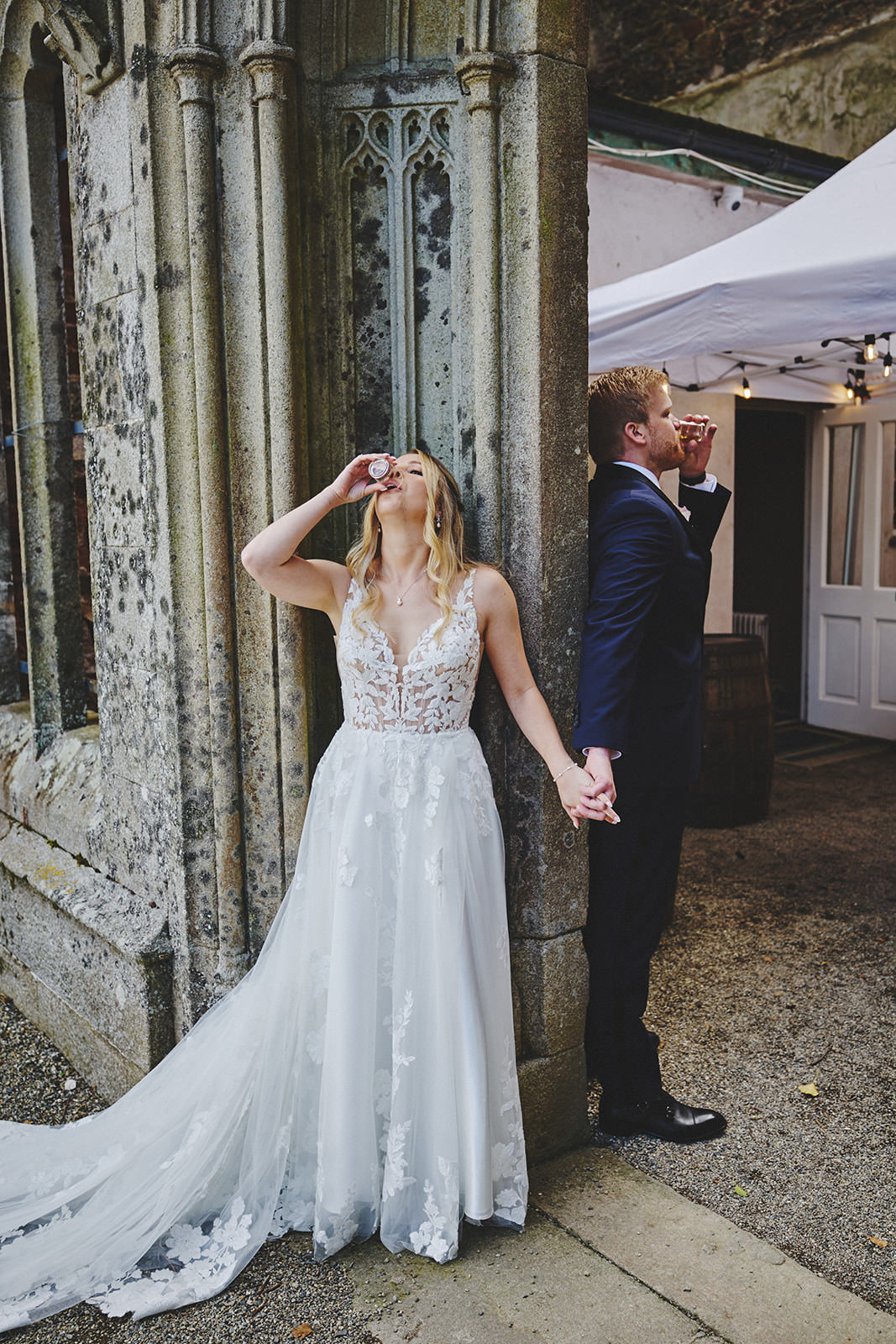 Wilton Castle Fairytale Wedding | Annie & Michael 21 Whiskey first look